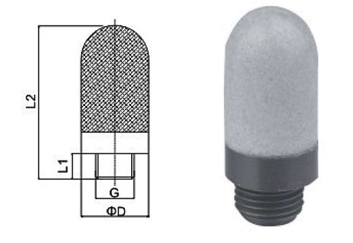 Silencer fittings QS EG